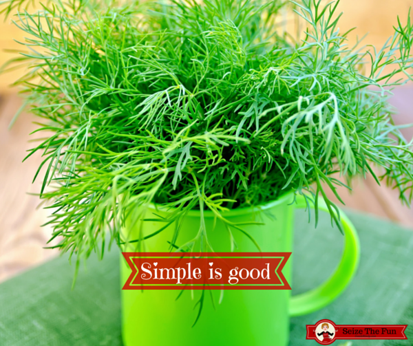 Simple is good