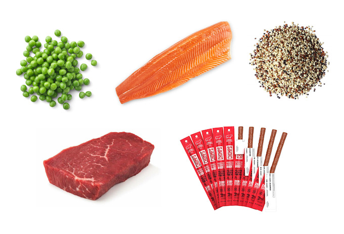 75 New Foods To Try at Home 16 new protein sources to try - green peas, salmon, quinoa, steak and jerky