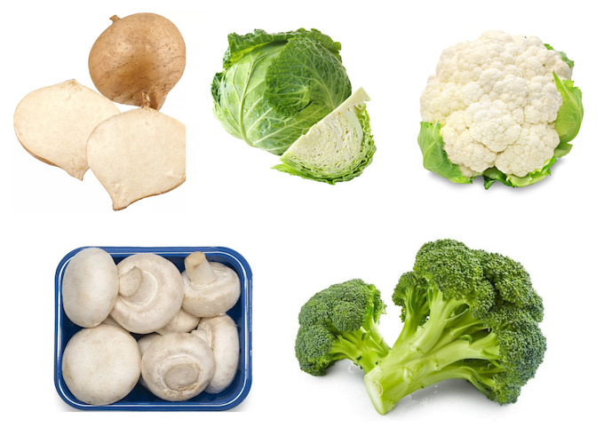 75 New Foods To Try at Home 12 Vegetables you should try: Jicama, Cabbage, Cauliflower,
Broccoli, Mushrooms